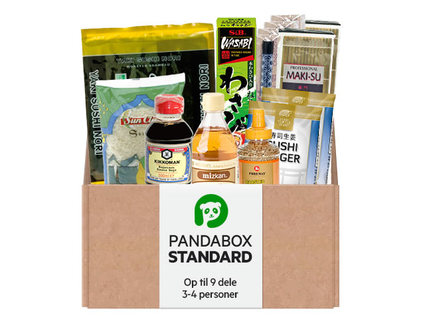 PandaBox standard - Sushi kit op til 9 dele